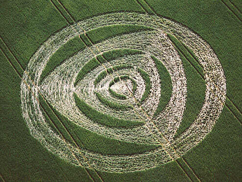 West Down, Wiltshire crop circle, aerial photo 17