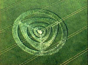 West Down, Wiltshire crop circle, aerial photo 14