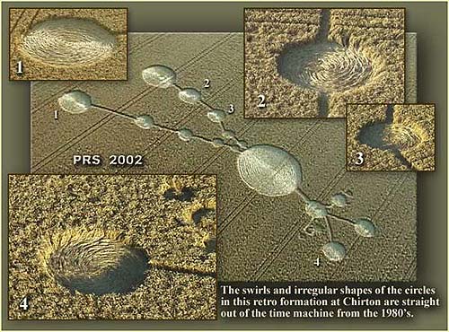 Chirton, Wiltshire crop circle, aerial photo 5
