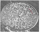Crabwood Farm House, Hampshire crop circle, aerial photo 14