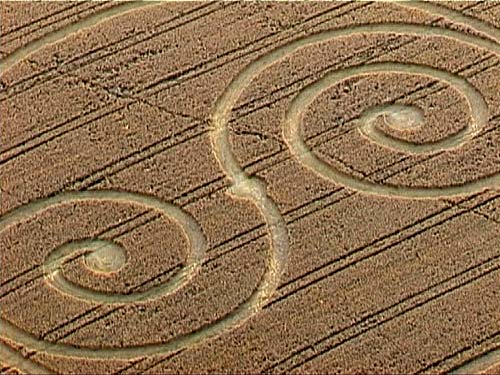 The Ridgeway(1), Wiltshire crop circle, aerial photo 2