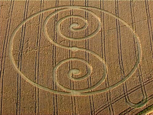 The Ridgeway(1), Wiltshire crop circle, aerial photo 3