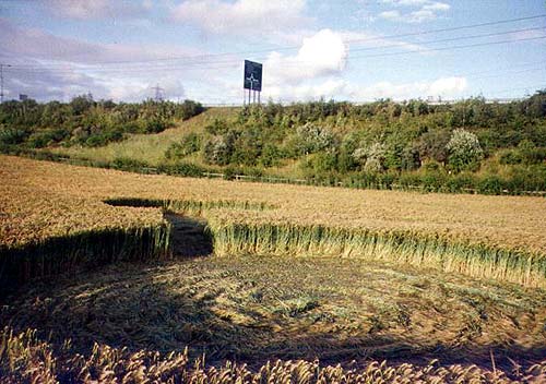 Cathill, Yorkshire crop circle, aerial photo 5