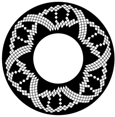 Crop circle atCrooked Soley, Wiltshire crop circle, diagram 4