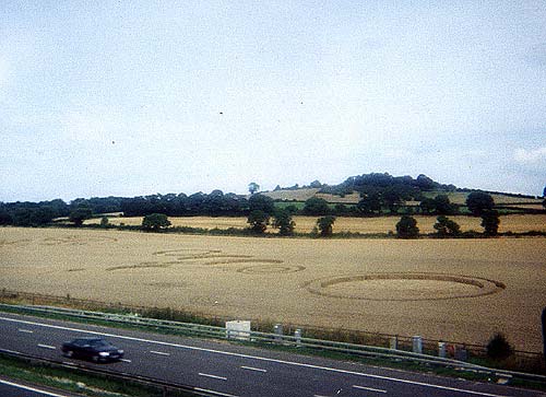 Gilroyd, Yorkshire crop circle, aerial photo 5