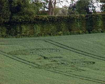 Newton St Loe, Somerset crop circle, aerial photo 2