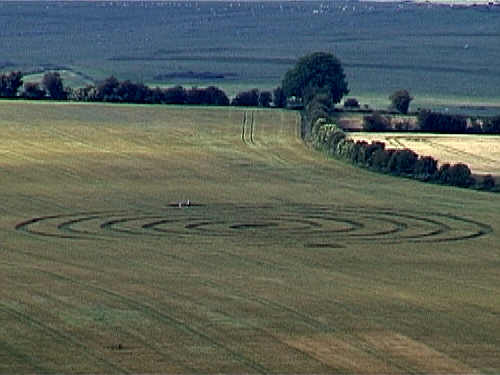 North Farm, Wiltshire crop circle, aerial photo 3