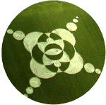 Silbury Hill, Wiltshire crop circle, aerial photo 4