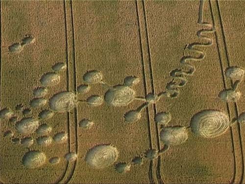 Avebury Stone Circle (2), Wiltshire crop circle, aerial photo 10