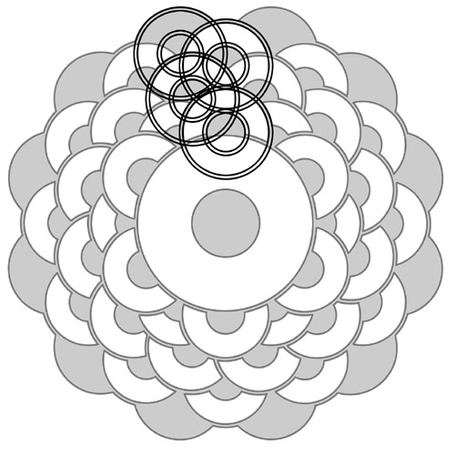 Thornborough Henge, Yorkshire crop circle, diagram 5