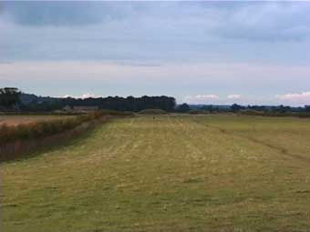 Thornborough Henge, Yorkshire crop circle, aerial photo 11