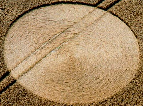Morgans Hill (2), Wiltshire crop circle, aerial photo 3