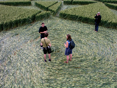 Woodway Bridge, Wiltshire crop circle, aerial photo 11