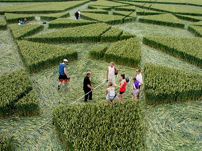 Woodway Bridge, Wiltshire crop circle, aerial photo 10
