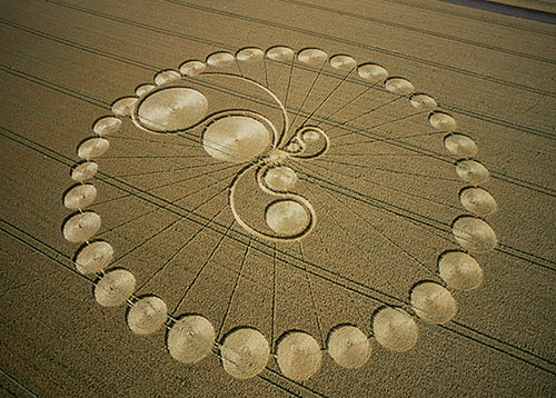 Hackpen Hill, Wilshire crop circle, aerial photo 3