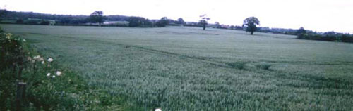 kenilworth castle, Warwickshire crop circle, aerial photo 2