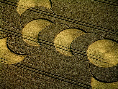 North Down (2), Wiltshire crop circle, aerial photo 4