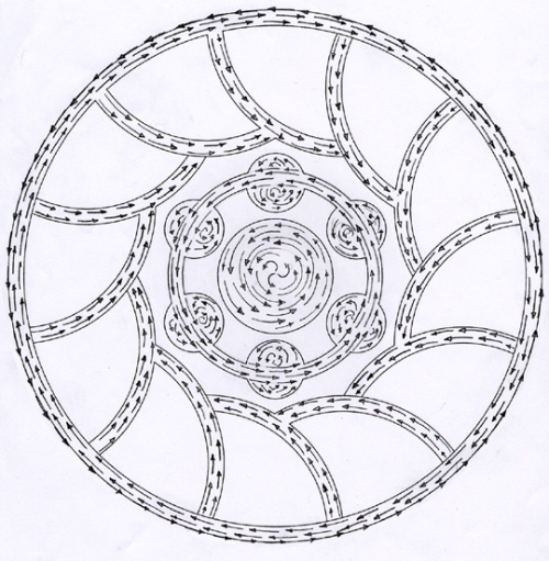 Halewick Lane, Sussex crop circle, diagram 7