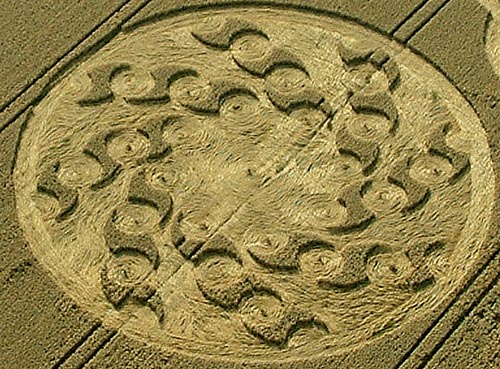 South Field, Wiltshire crop circle, aerial photo 4