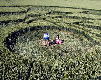 Tan Hill, Wiltshire crop circle, aerial photo 5