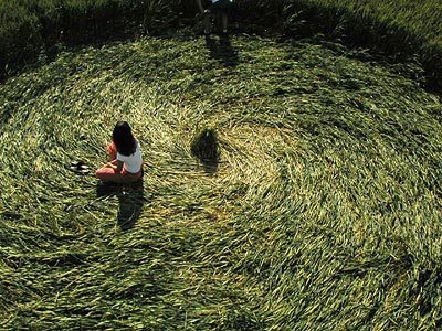 Tan Hill, Wiltshire crop circle, aerial photo 6