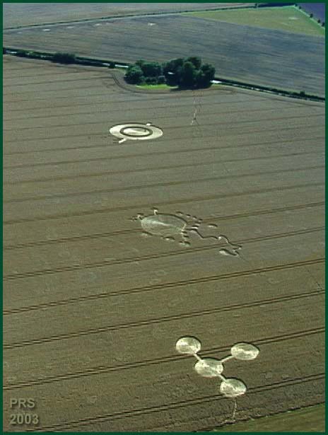 East Field, Wiltshire crop circle, aerial photo 7