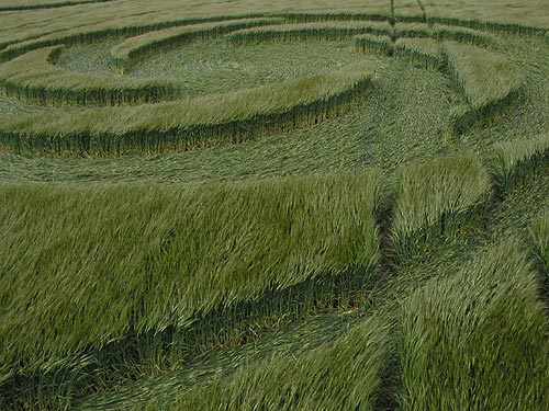 Windmill Hill (2), Wiltshire crop circle, aerial photo 6