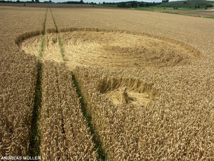 Blacklands Golf Course, Wiltshire crop circle, aerial photo 8