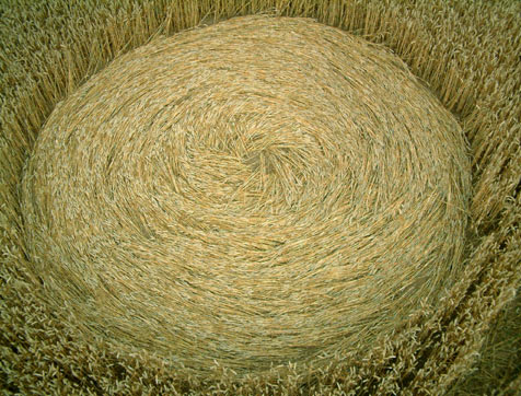 Brampton, Norfolk crop circle, aerial photo 2