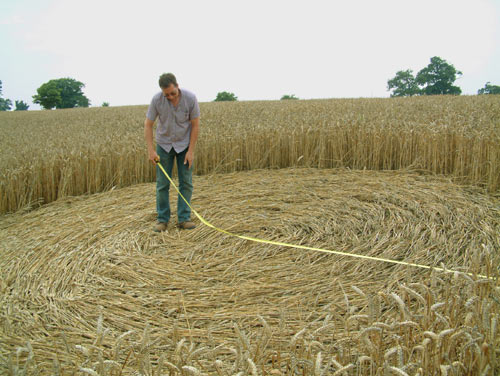 Brampton, Norfolk crop circle, aerial photo 5