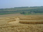 Nashenden Farm, Kent crop circle, aerial photo 14