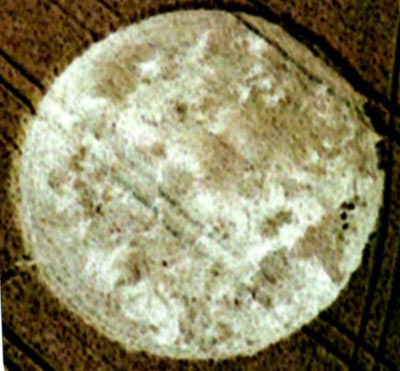 Patney, Wiltshire crop circle, aerial photo 6