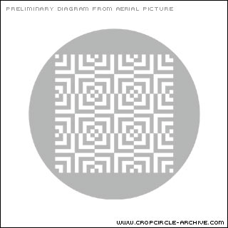Savernake Forest, Wiltshire crop circle, aerial photo 15