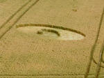 Scratchbury Hill, Wiltshire crop circle, aerial photo 6