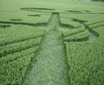East Field, Wiltshire crop circle, aerial photo 15