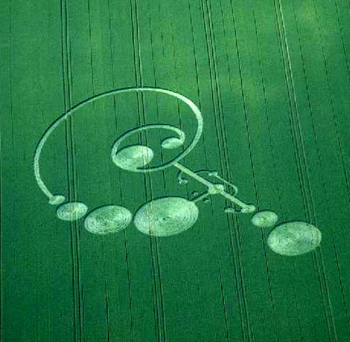 East Field, Wiltshire crop circle, aerial photo 6