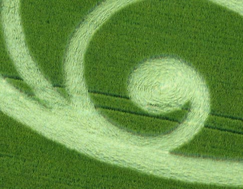 The Ridgeway, Wiltshire crop circle, aerial photo 5