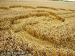 Roundway Hill, Wiltshire crop circle, aerial photo 3