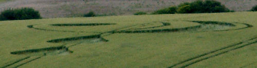 South Field, Wiltshire crop circle, aerial photo 4