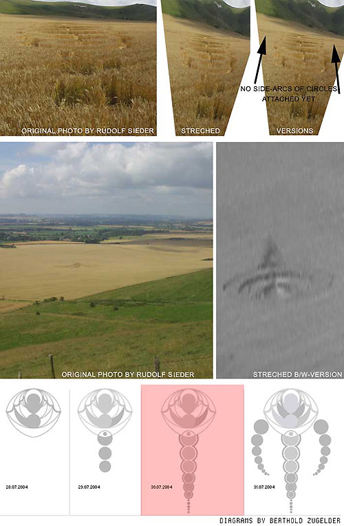 Tan Hill, Wiltshire crop circle, aerial photo 7