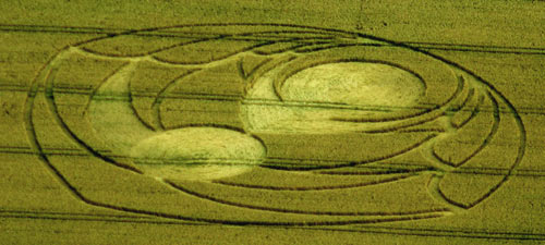 Tan Hill, Wiltshire crop circle, aerial photo 15