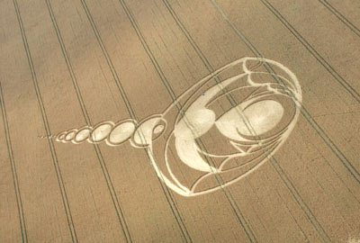 Tan Hill, Wiltshire crop circle, aerial photo 9