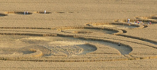 Tan Hill, Wiltshire crop circle, aerial photo 13