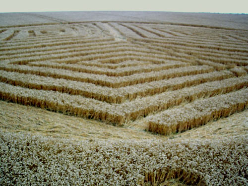 First crop circle, aerial photo 8