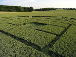 Boreham Down, wiltshire crop circle, aerial photo 7