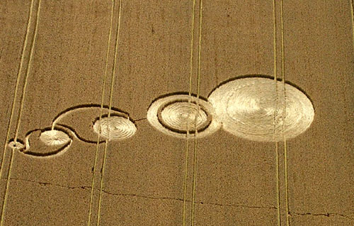 Garsington, Oxfordshire crop circle, aerial photo 15