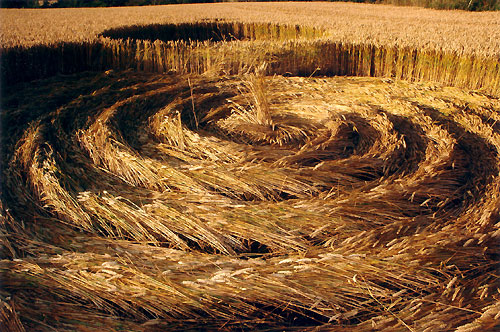 Garsington, Oxfordshire crop circle, aerial photo 9