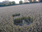 Crop Circle atLane End Down, Hampshire crop circle, aerial photo 8