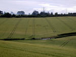 Meopham Station, Kent crop circle, aerial photo 9