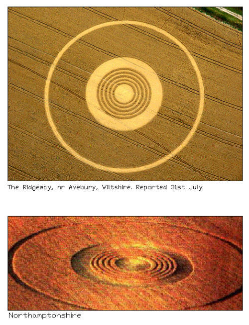 Avebury Stone Avenue, Wiltshire crop circle, aerial photo 19